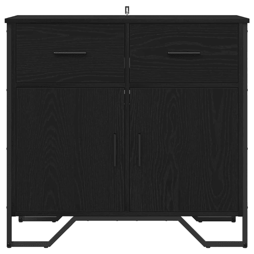 Bufete - Móvei de apoio com gaveta Carvalho Preto 79,5 x 35,5 x 74,5 cm pt1798
