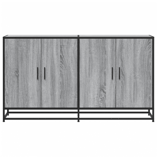 Aparador - Bufete - Móvei de apoio 134x35x76 cm derivados de madeira cinzento sonoma pt4432