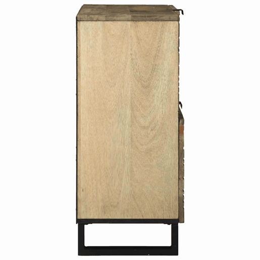 Bufete - Móvei de apoio Castanho 80 x 33 x 75 cm Madeira de mangueira maciça pt4771