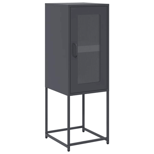 Aparador - Bufete - Móvei de apoio 36x39x107 cm aço laminado a frio antracite pt2287