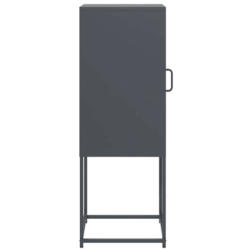 Aparador - Bufete - Móvei de apoio 36x39x107 cm aço laminado a frio antracite pt2287