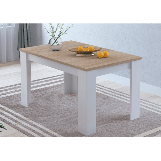 Mesa de Jantar ou Cozinha Mira 138cm, Carvalho