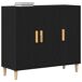 Aparador - Mueble de almacenamiento Aparador - Mueble de almacenamiento Negro/ Madera
