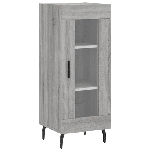 Aparador - Bufete - Móvei de apoio 34,5x34x90 cm derivados de madeira sonoma cinzento pt4454