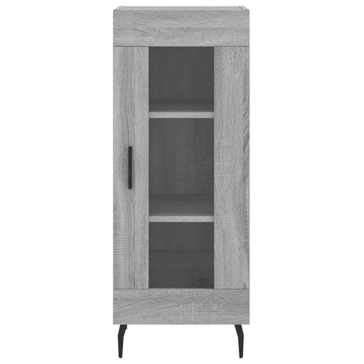 Aparador - Bufete - Móvei de apoio 34,5x34x90 cm derivados de madeira sonoma cinzento pt4454