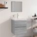 Conjunto de muebles de baño Haití contrachapada 41 Conjunto de muebles de baño Haití contrachapada 41 Gris