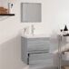 Conjunto de muebles de baño Haití contrachapada 41 Conjunto de muebles de baño Haití contrachapada 41 Gris