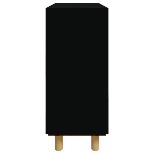 Aparador - Bufete - Móvei de apoio 60x30x70 cm pinho maciçovime natural preto pt4814