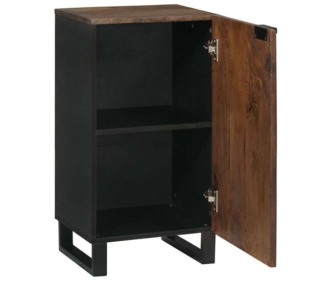 Aparador - mueble de almacenamiento marrón 40 x 33 x 75 cm madera maciza de mango es4746