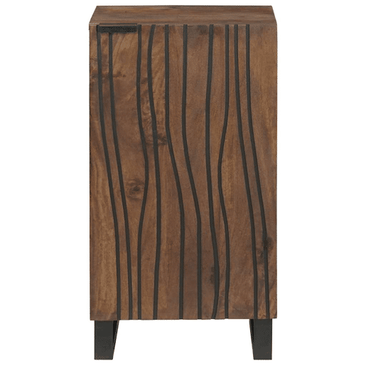 Bufete - Móvei de apoio Castanho 40 x 33 x 75 cm Madeira de mangueira maciça pt4746