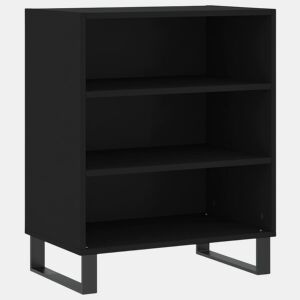 Aparador - Bufete - Móvei de apoio 57x35x70 cm derivados de madeira preto pt4507