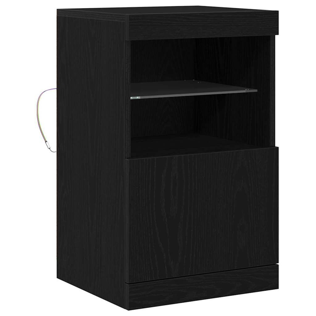 Aparador - Mueble de almacenamiento 41 Negro/ Madera