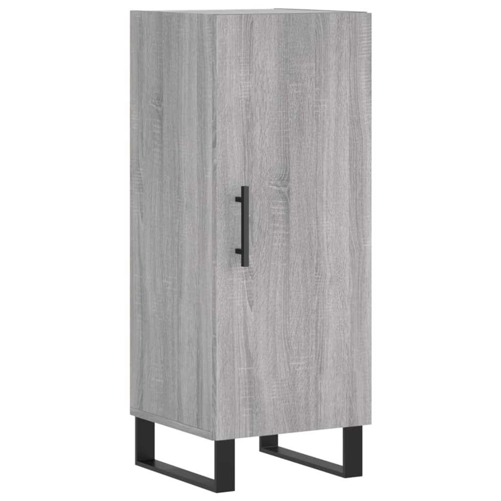 Aparador - Mueble de almacenamiento 34 Roble/ Gris