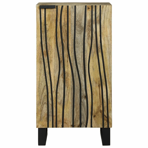 Bufete - Móvei de apoio Castanho 40 x 33 x 75 cm Madeira de mangueira maciça pt4744