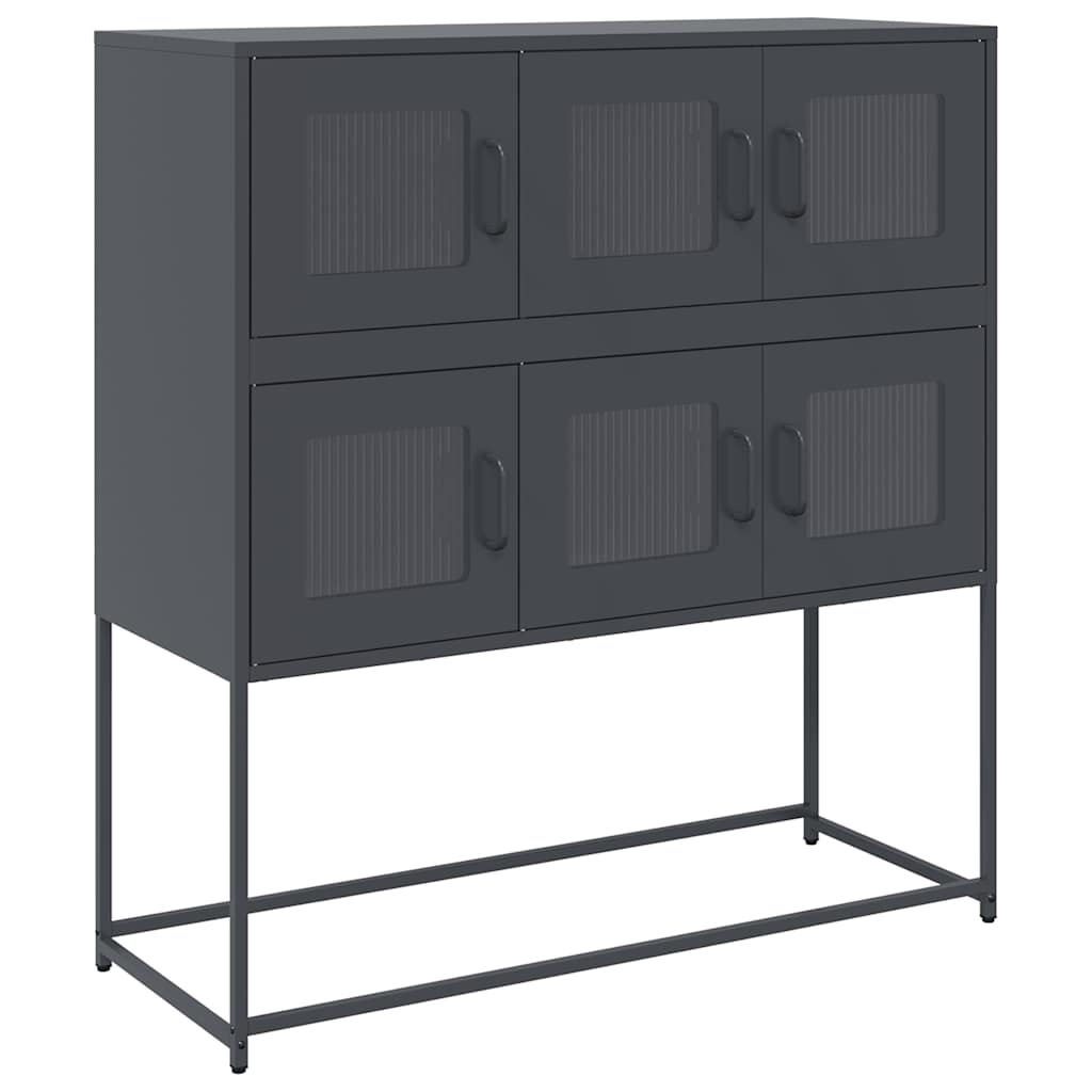 Aparador - Mueble de almacenamiento 100 Antracita