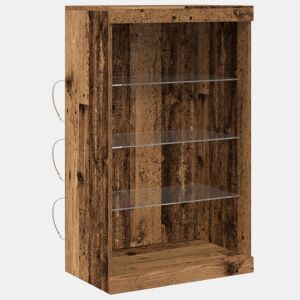 Aparador - Bufete - Móvei de apoio LED Madeira antiga 60,5 x 37 x 100 cm pt4165