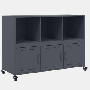 Aparador - Bufete - Móvei de apoio 100,5x39x72 cm aço antracite pt93