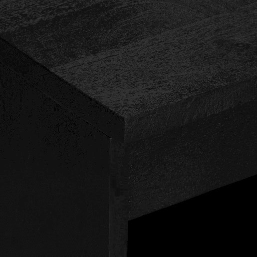 Aparador - Bufete - Móvei de apoio 60x33x75 cm derivados de madeira preto pt3536 Aparador - Bufete - Móvei de apoio 60x33x75 cm derivados de madeira preto pt3536