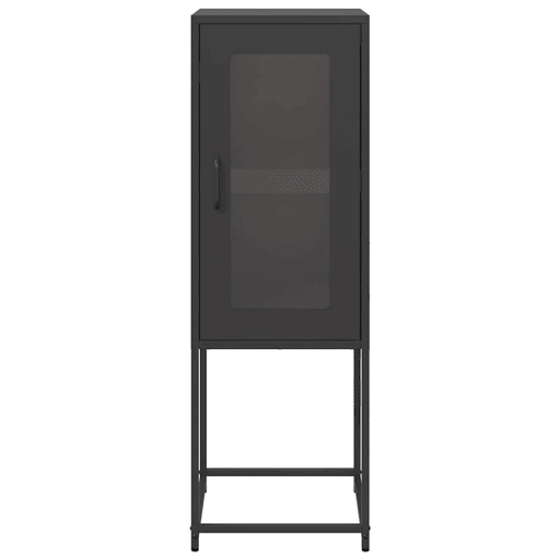 Aparador - Bufete - Móvei de apoio 36x39x107 cm aço laminado a frio preto pt2299