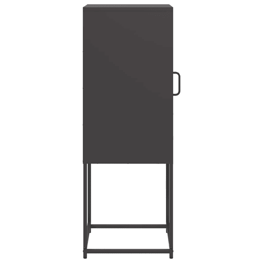 Aparador - Bufete - Móvei de apoio 36x39x107 cm aço laminado a frio preto pt2299