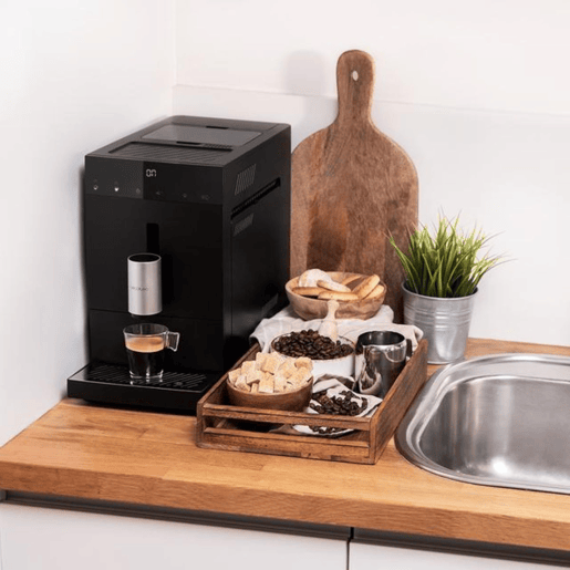 Máquina de café mega-automática compacta Cecotec 19 Bares, Sistema Thermoblock, Grão recém-moído com Plug&Play