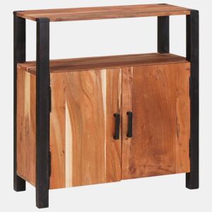 Bufete - Móvei de apoio Castanho 70 x 30 x 75 cm Madeira Sólida de Acácia pt4766