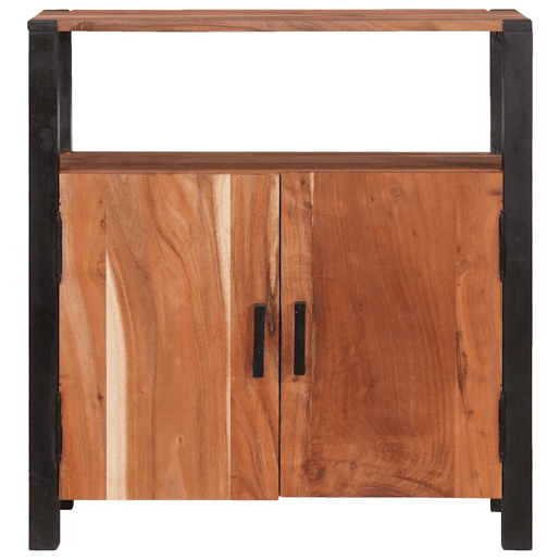 Bufete - Móvei de apoio Castanho 70 x 30 x 75 cm Madeira Sólida de Acácia pt4766