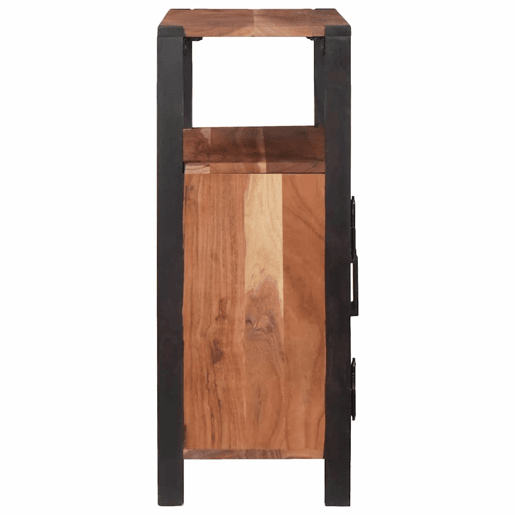 Bufete - Móvei de apoio Castanho 70 x 30 x 75 cm Madeira Sólida de Acácia pt4766