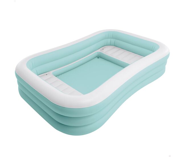 Piscina hinchable con asientos azul 264x165x56 cm intex