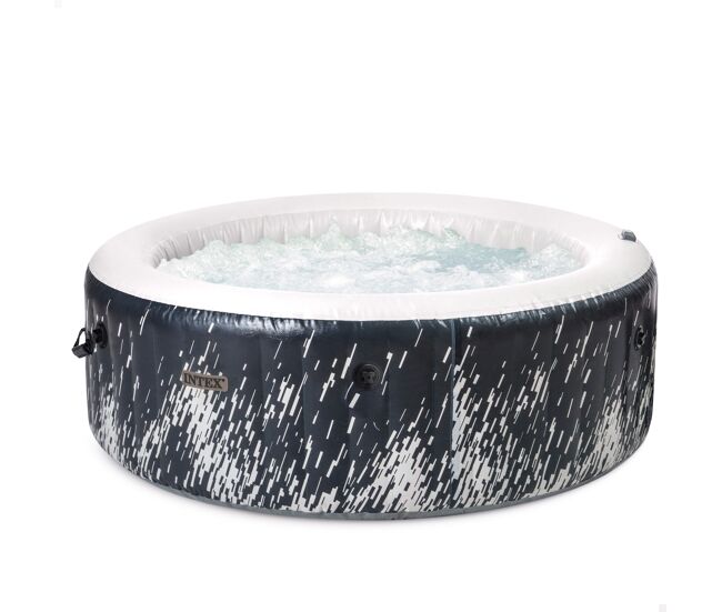 Spa hinchable intex bubble massage glow deluxe 4 personas d196x71 cm