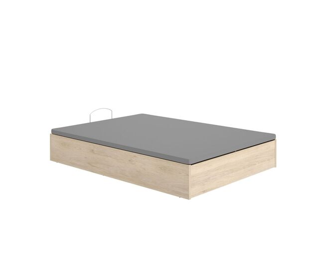 Canapé lan diseño abatible con zapatero 12 pares natural 32x150x190 cm
