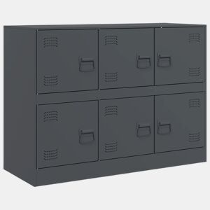 Aparador - Bufete - Móvei de apoio 99x39x73 cm aço antracite pt2204
