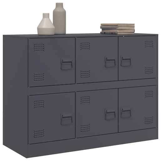 Aparador - Bufete - Móvei de apoio 99x39x73 cm aço antracite pt2204