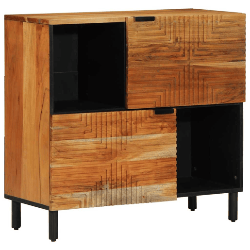 Bufete - Móvei de apoio Natural 80 x 33,5 x 75 cm Madeira Sólida de Acácia pt4785