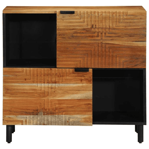 Bufete - Móvei de apoio Natural 80 x 33,5 x 75 cm Madeira Sólida de Acácia pt4785