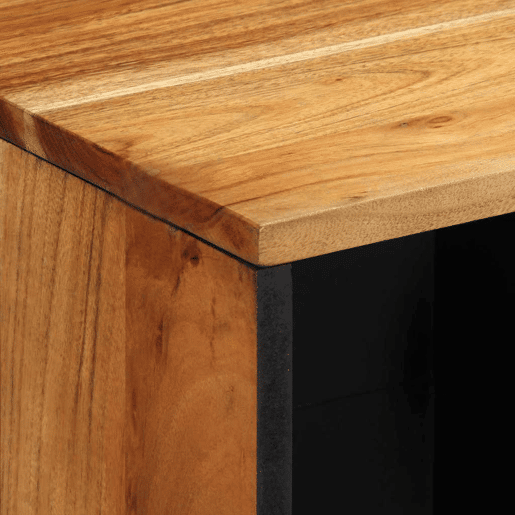 Bufete - Móvei de apoio Natural 80 x 33,5 x 75 cm Madeira Sólida de Acácia pt4785