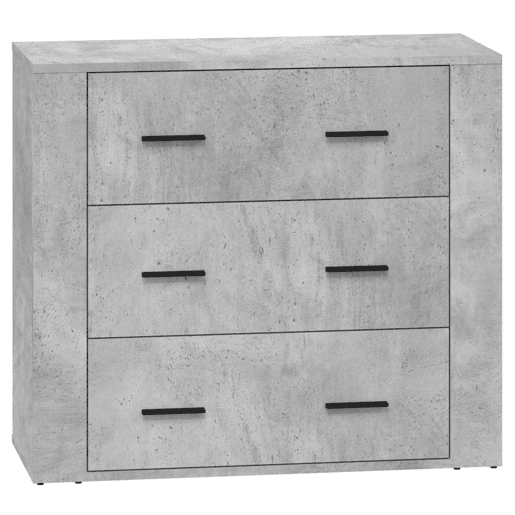 Aparadores - Bufetes - Móveis de apoio 2 pcs derivados de madeira cinzento cimento pt5121
