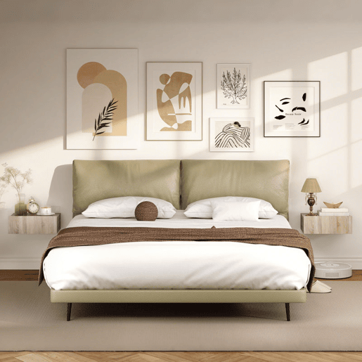 HOMCOM Conjunto de 2 Mesas de Cabeceira de Parede, Mesas de Cabeceira Flutuantes com 1 Gaveta, Estilo Moderno, Mesas Auxiliares para Quarto, Casa, Design Simples, 40x30x15 cm, Carvalho