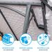 PEAKFORM Mesa redonda patas plegables PEAKFORM Mesa redonda patas plegables Blanco