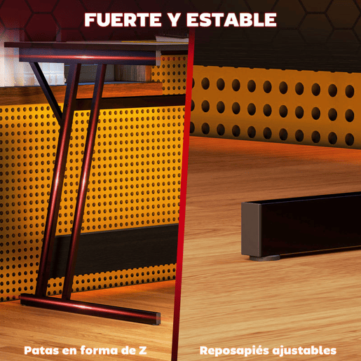 HOMCOM Mesa Gaming com Luzes LED e Tomadas Elétricas, 100x60 cm, Secretária Gaming, Mesa Gamer com Suporte para Monitor, Prateleiras e Controlo Remoto, para Escritório, Estúdio, Preto