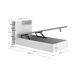Conjunto de dormitorio Ten cabecero con canapé abatible 90x213 Conjunto de dormitorio Ten cabecero con canapé abatible 90x213 Blanco