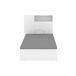 Conjunto de dormitorio Ten cabecero con canapé abatible 90x213 Conjunto de dormitorio Ten cabecero con canapé abatible 90x213 Blanco