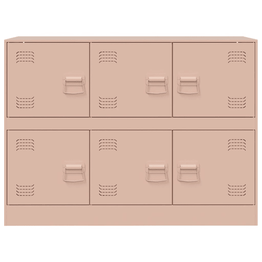 Aparador - Bufete - Móvei de apoio 99x39x73 cm aço rosa pt2386