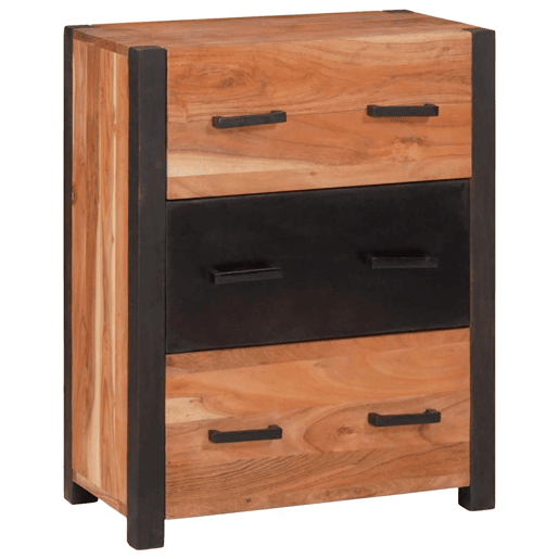 Bufete - Móvei de apoio Castanho 55 x 30 x 75 cm Madeira Sólida de Acácia pt4750