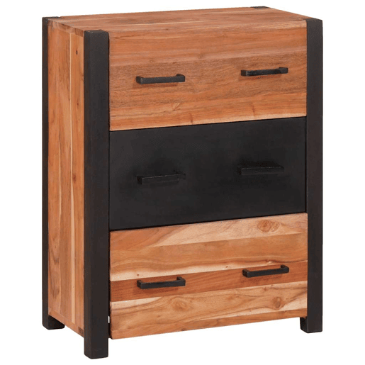 Bufete - Móvei de apoio Castanho 55 x 30 x 75 cm Madeira Sólida de Acácia pt4750