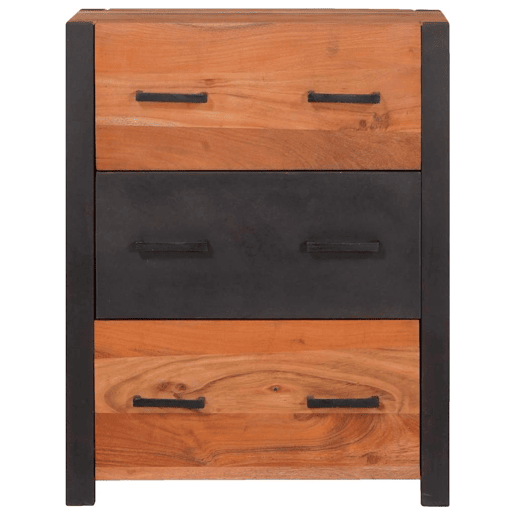 Bufete - Móvei de apoio Castanho 55 x 30 x 75 cm Madeira Sólida de Acácia pt4750
