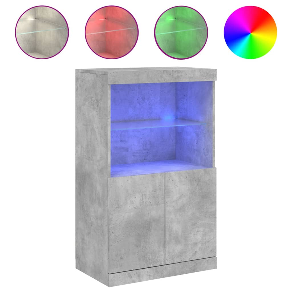 Aparador - Mueble de almacenamiento 60 Gris