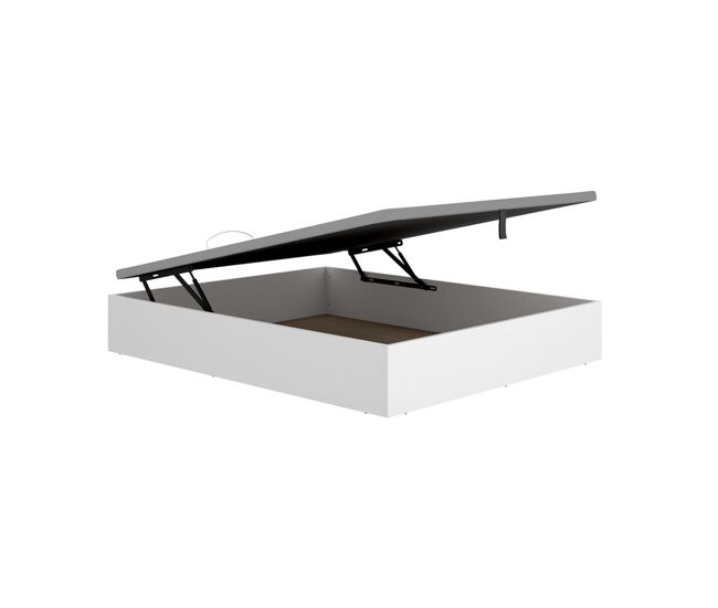 Canapé Nest diseño abatible blanco 28,5x135x190 cm