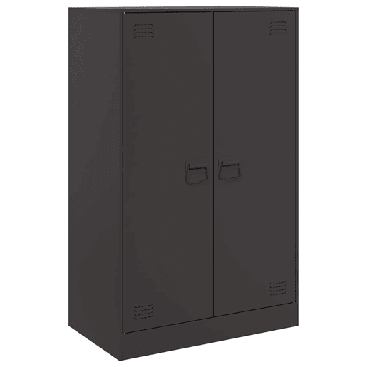 Aparador - Bufete - Móvei de apoio 67x39x107 cm aço preto pt2332