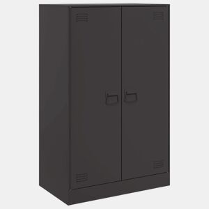 Aparador - Bufete - Móvei de apoio 67x39x107 cm aço preto pt2332
